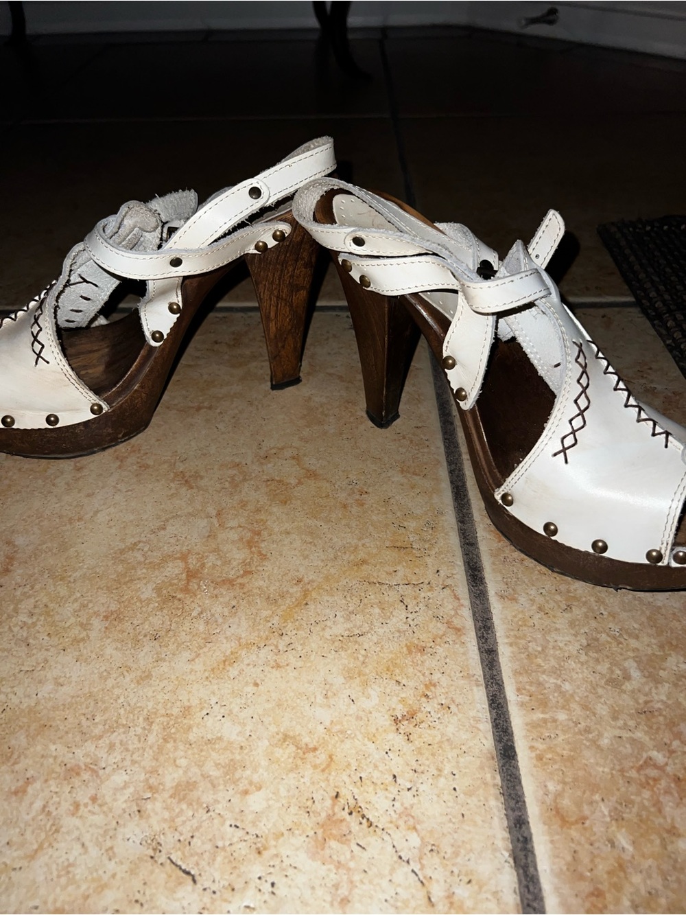 Italian leather sandals La Vita